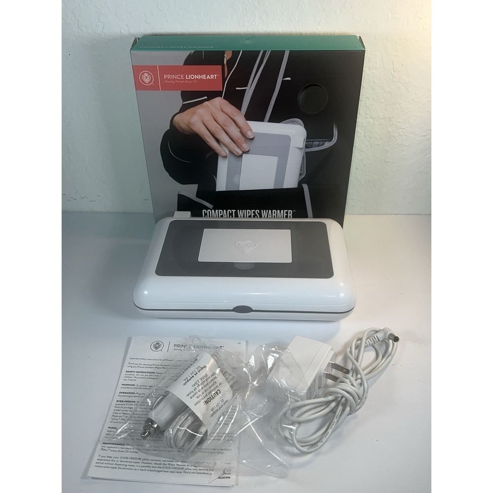 Prince Lionheart Compact Wipes Warmer Portable Baby Wipe Warmer With Cord